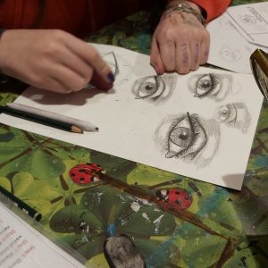 portret tekenen voor 9 +