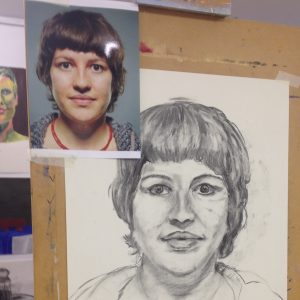 vrij portret tekenen open atelier