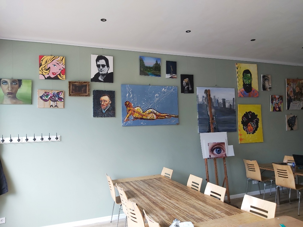 portret tekenen met verschillende materialen - Afbeelding 11