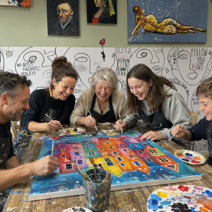 Gezinsworkshop schilderen